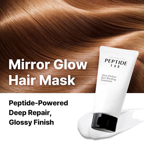 PEPTIDE 132 Hair Bonding Repair Treatment 240 Ml, Deep Conditioning Hair Mask for Dry, Damaged Hair, Repairs Breakage & Split Ends, for All Hair Types