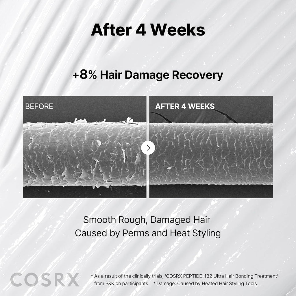 PEPTIDE 132 Hair Bonding Repair Treatment 240 Ml, Deep Conditioning Hair Mask for Dry, Damaged Hair, Repairs Breakage & Split Ends, for All Hair Types