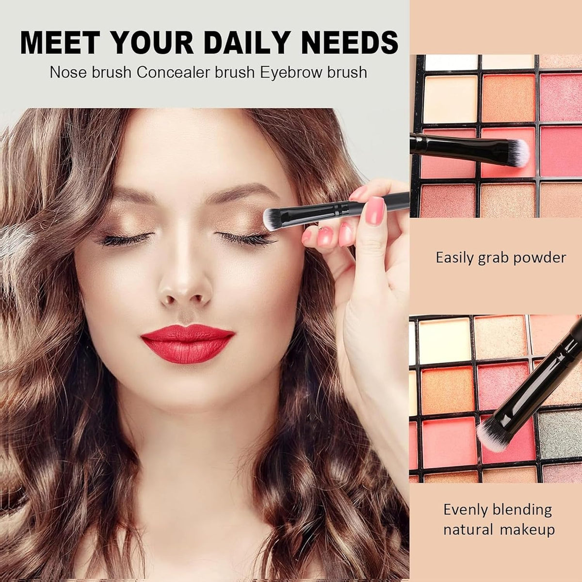 Antarta™ Professional 15-Piece Synthetic Makeup Brush Set