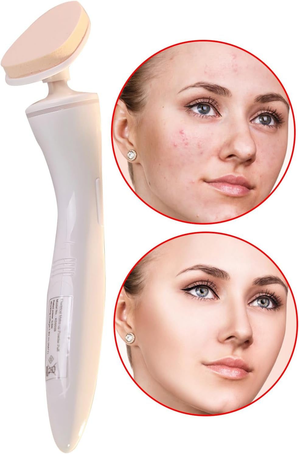 360° Rotating Electric Micro-Vibration Foundation Brush — Curated by Antarta