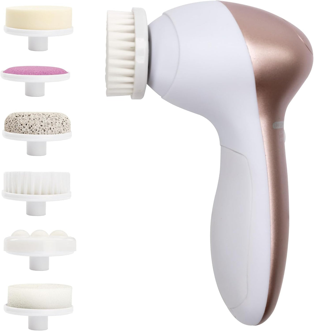 Professional 7-in-1 Electric Facial Cleansing and Exfoliating Brush System — Curated by Antarta