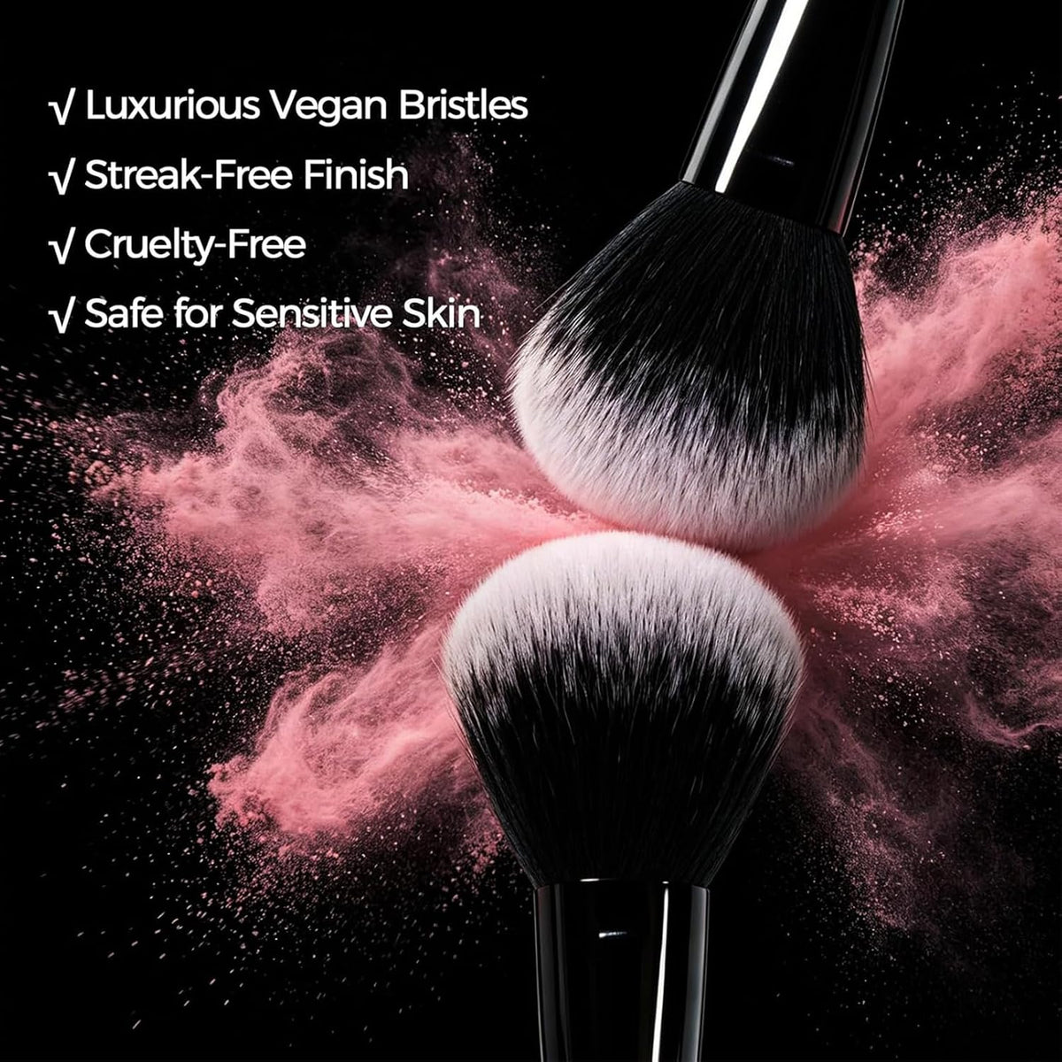 Antarta™ Professional 15-Piece Synthetic Makeup Brush Set