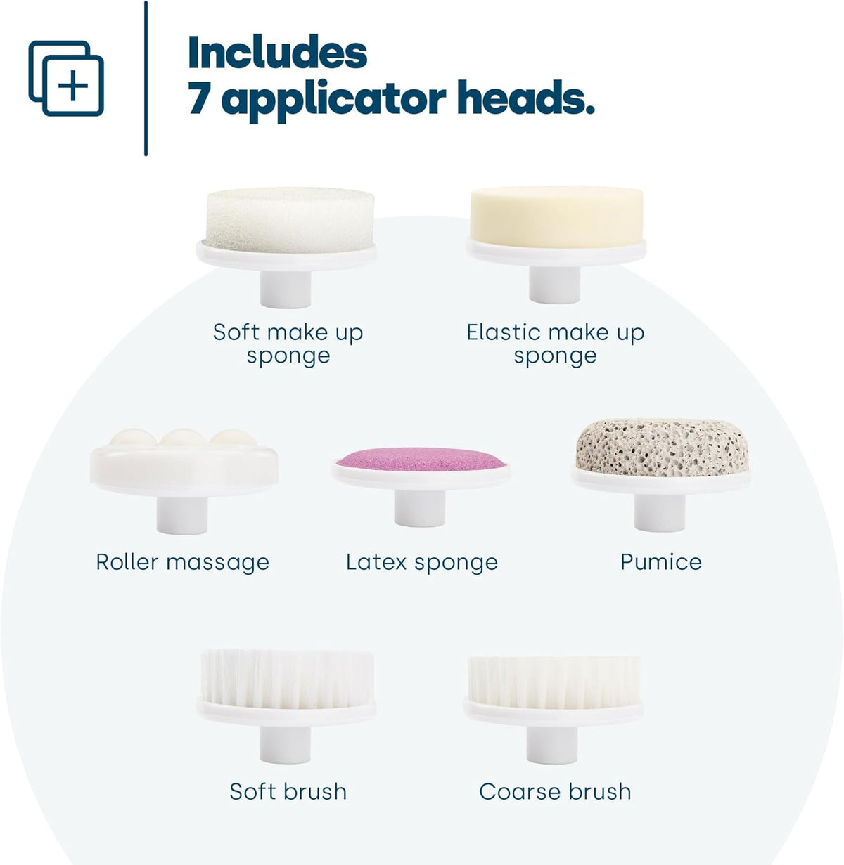 Professional 7-in-1 Electric Facial Cleansing and Exfoliating Brush System — Curated by Antarta