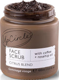 Coffee Face Scrub - Citrus Blend for Normal + Dry Skin 100Ml - Shea Butter, Coconut + Rosehip Oil - Natural, Vegan Face Exfoliator for Soft, Smooth Skin