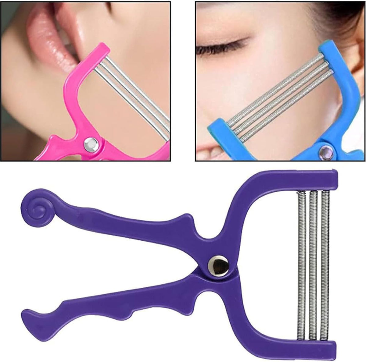 Professional Handheld Facial Hair Threading Epilator Tool (2-Piece Set) — Curated by Antarta