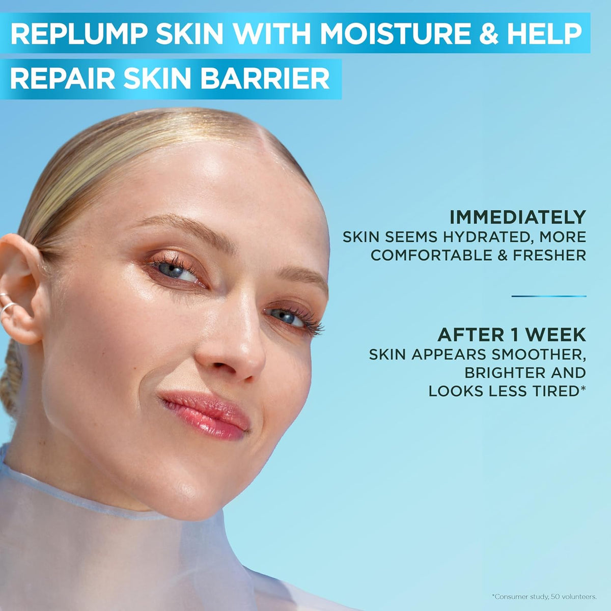 Hyaluron Barrier Repair Water Gel, Hydrates Skin Barrier, 50Ml