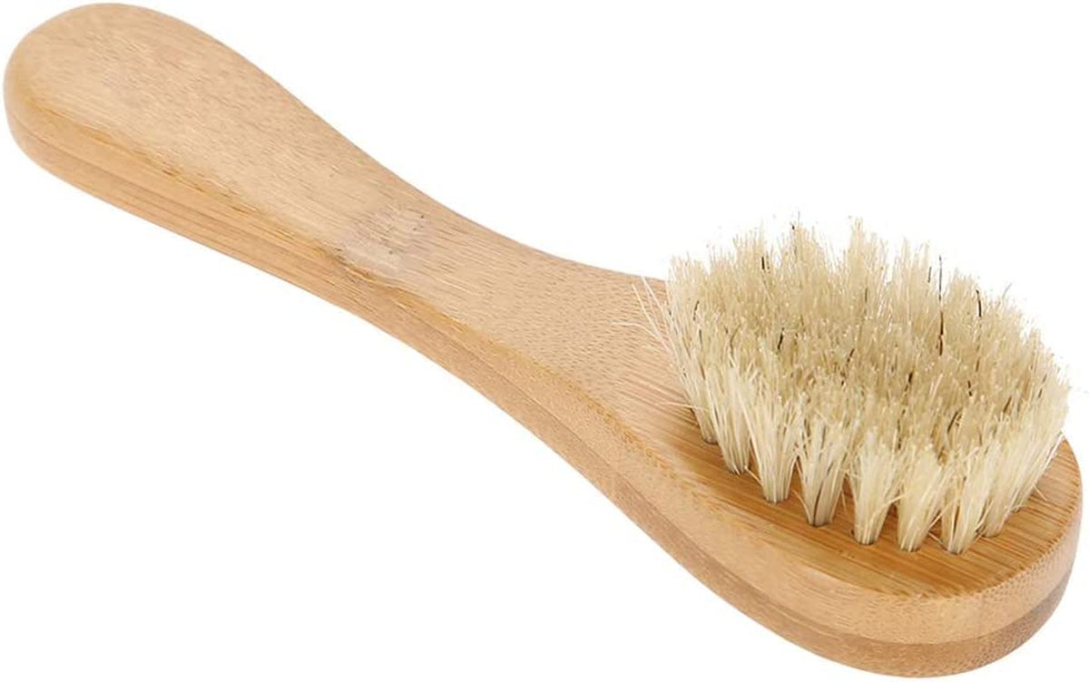 Professional Ergonomic Wooden Facial Dry Brush & Exfoliating Tool — Curated by Antarta