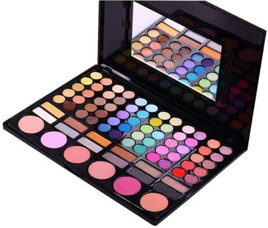Professional 78-Color Eyeshadow Palette with Integrated Mirror — Curated by Antarta