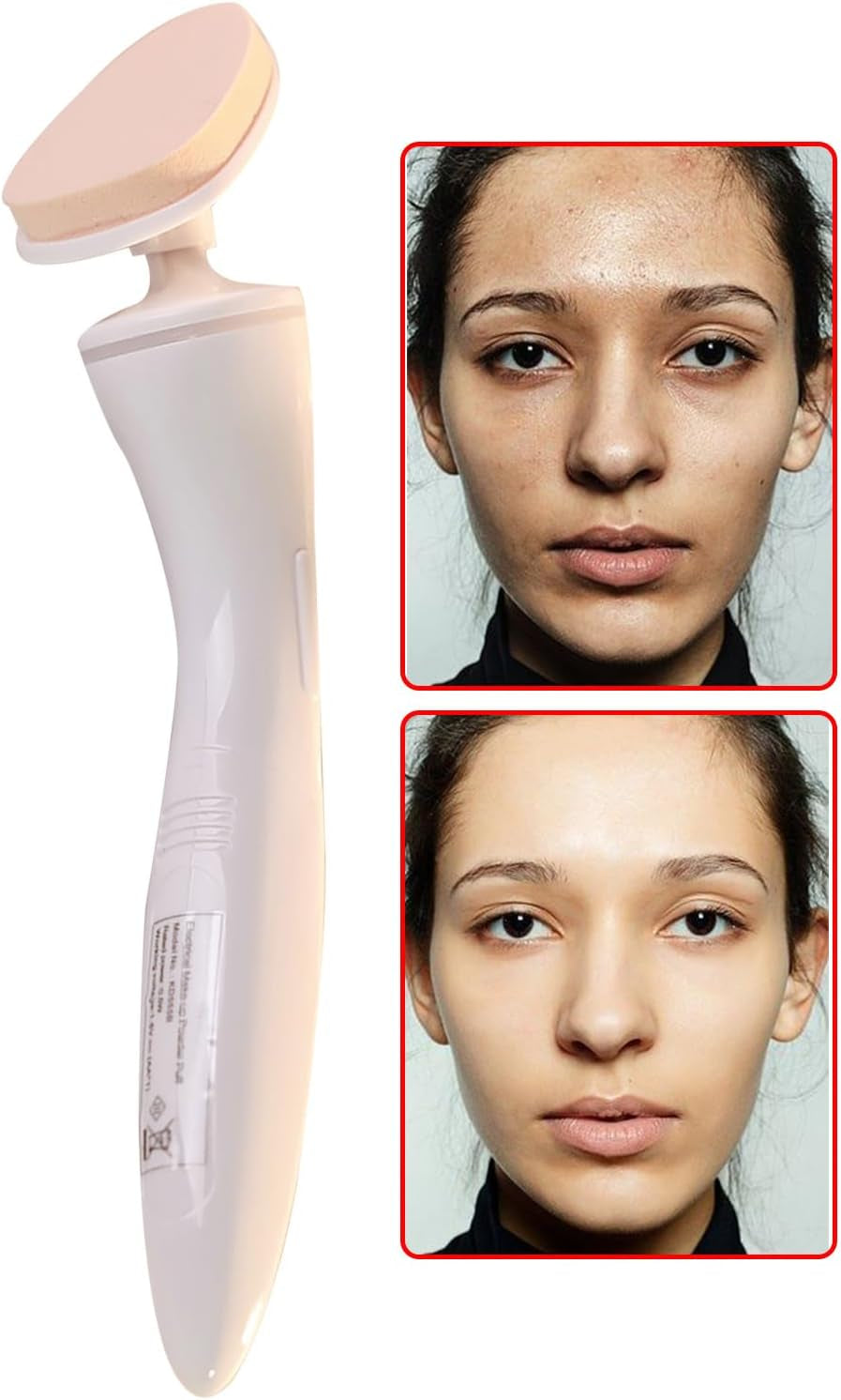 360° Rotating Electric Micro-Vibration Foundation Brush — Curated by Antarta