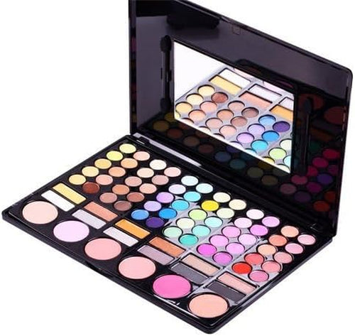 Professional 78-Color Eyeshadow Palette with Integrated Mirror — Curated by Antarta