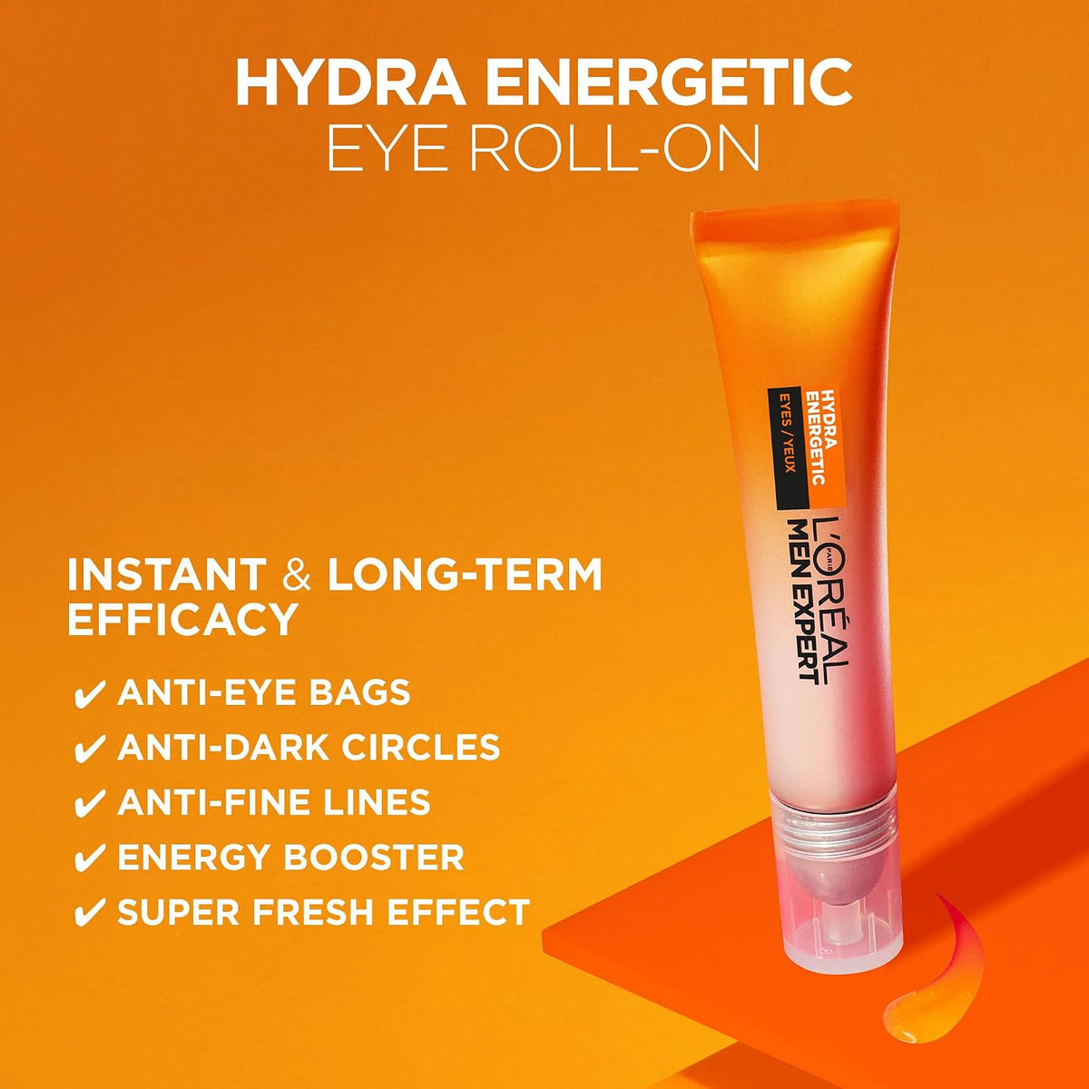 L'Oréal Paris Men Expert under Eye Roller with Caffeine & Vitamin C 10Ml
