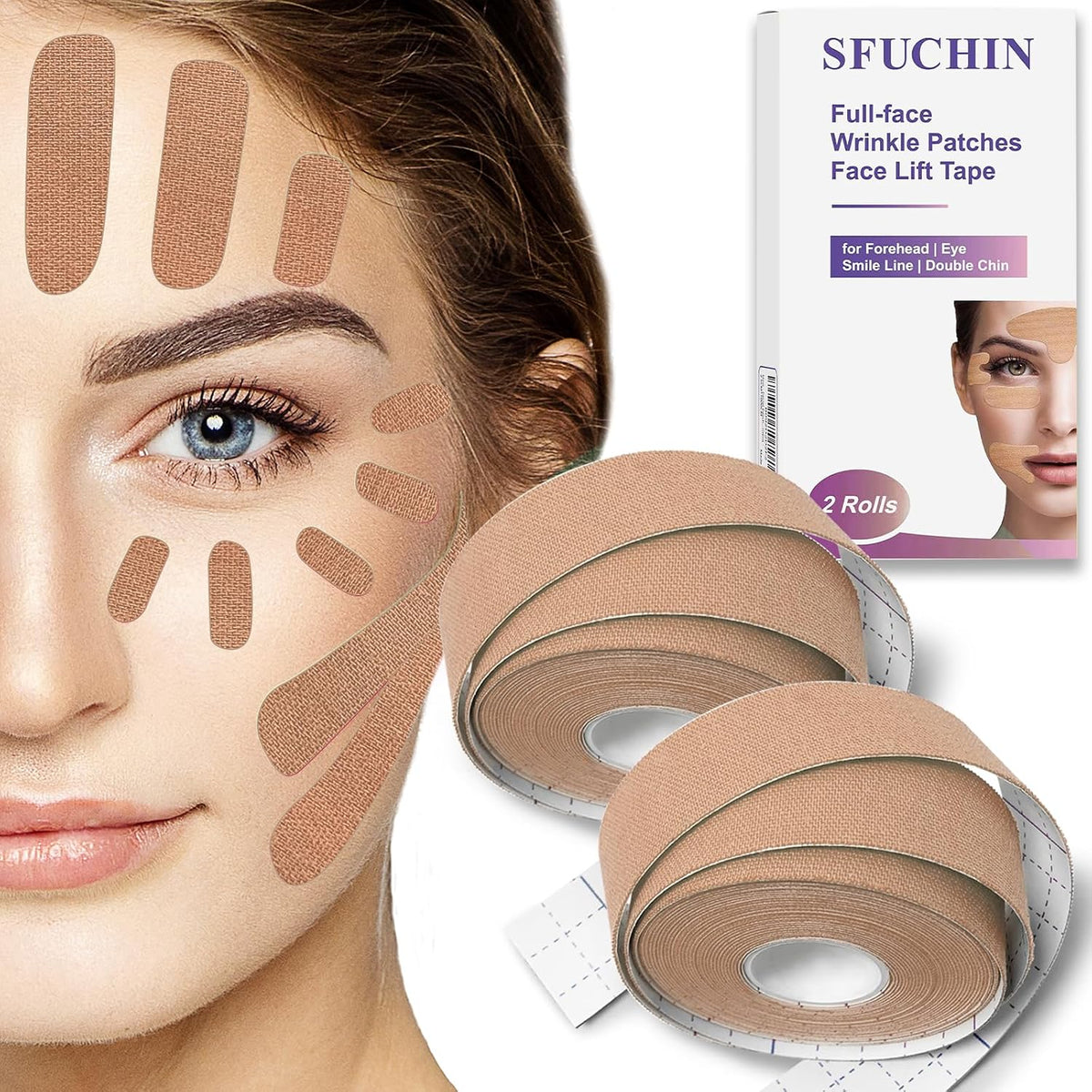 Professional Non-Invasive Facial Wrinkle Patch & Lifting Tape Roll (2.5cm x 1000cm) — Curated by Antarta