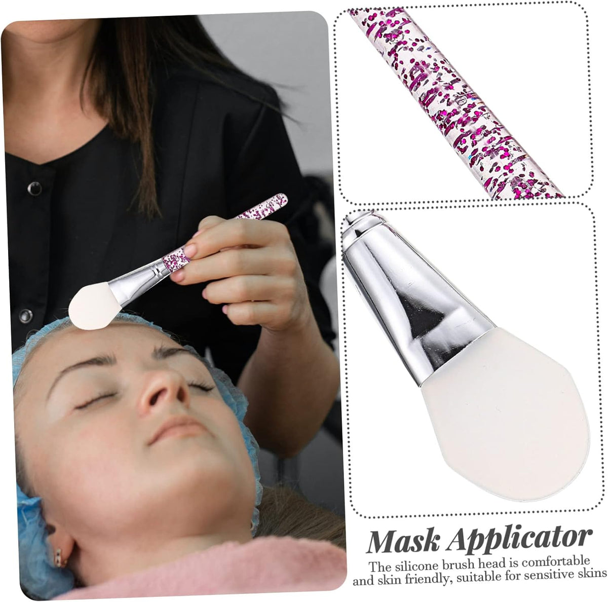 Professional 4-Piece Skin-Friendly Silicone Face Mask Brush Set — Curated by Antarta