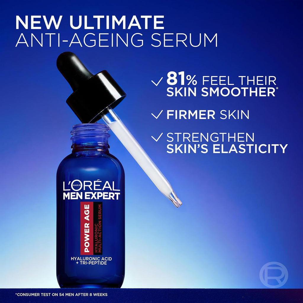 L'Oréal Paris Men Expert Serum Power Age Multi-Action Hyaluronic Acid 30Ml
