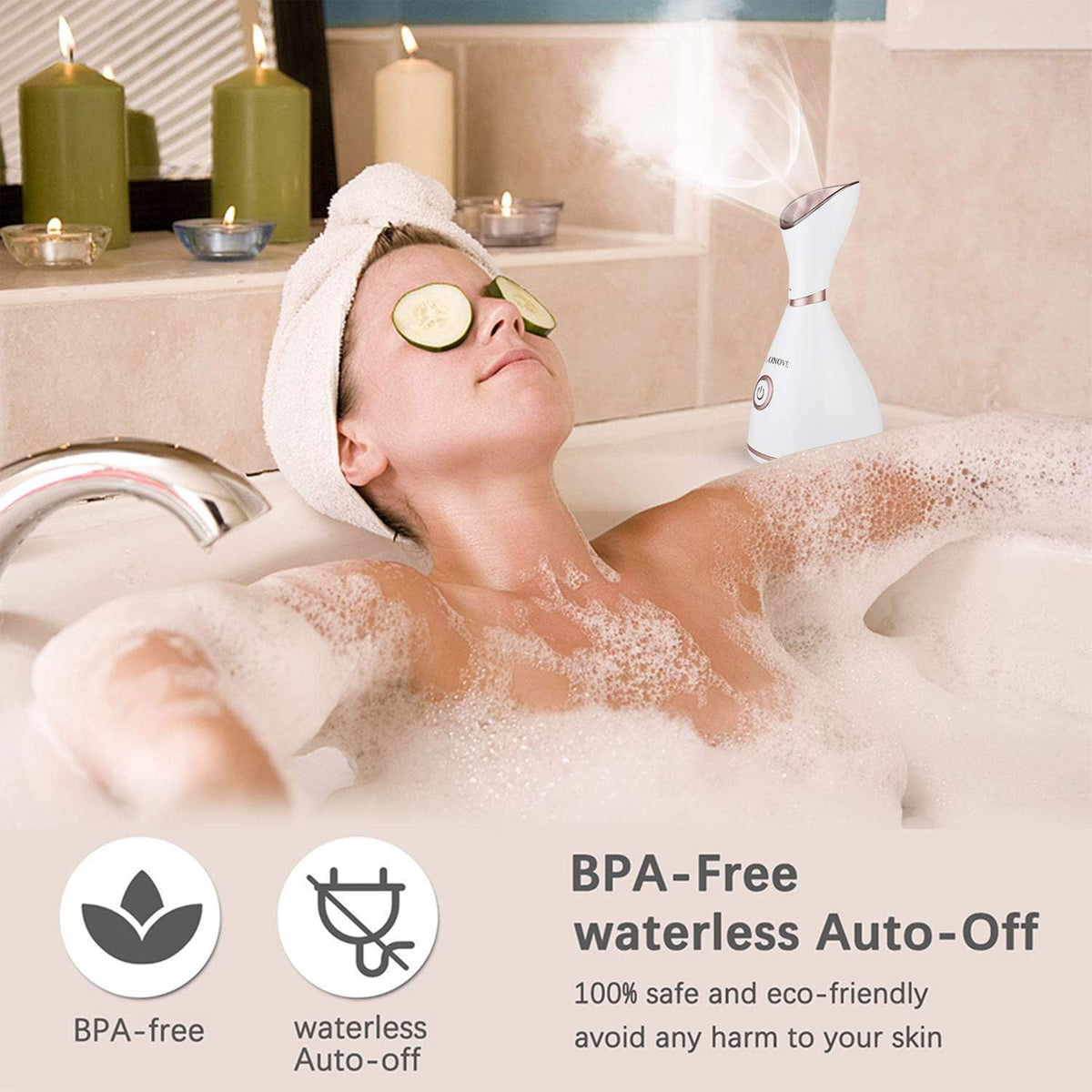 Professional Nano-Ionic Facial Steamer and Deep Pore Cleansing Machine — Curated by Antarta