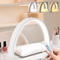 Professional Half Moon LED Desk Light for Beauty & Nail Salons (White) — Curated by Antarta
