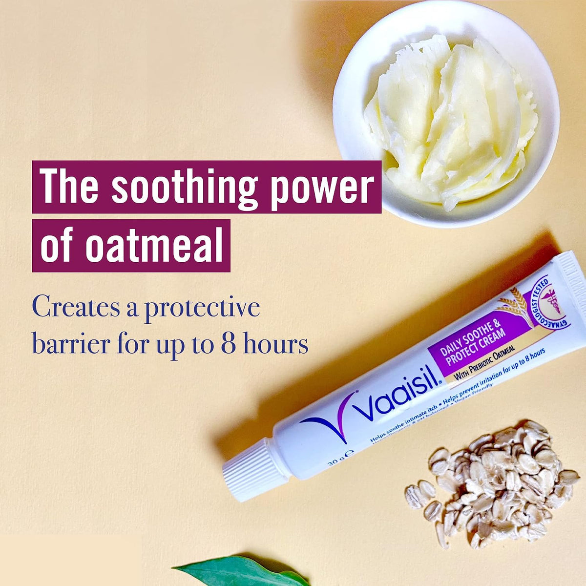Daily Soothe and Protect Cream with Natural Prebiotic Oatmeal, 30G