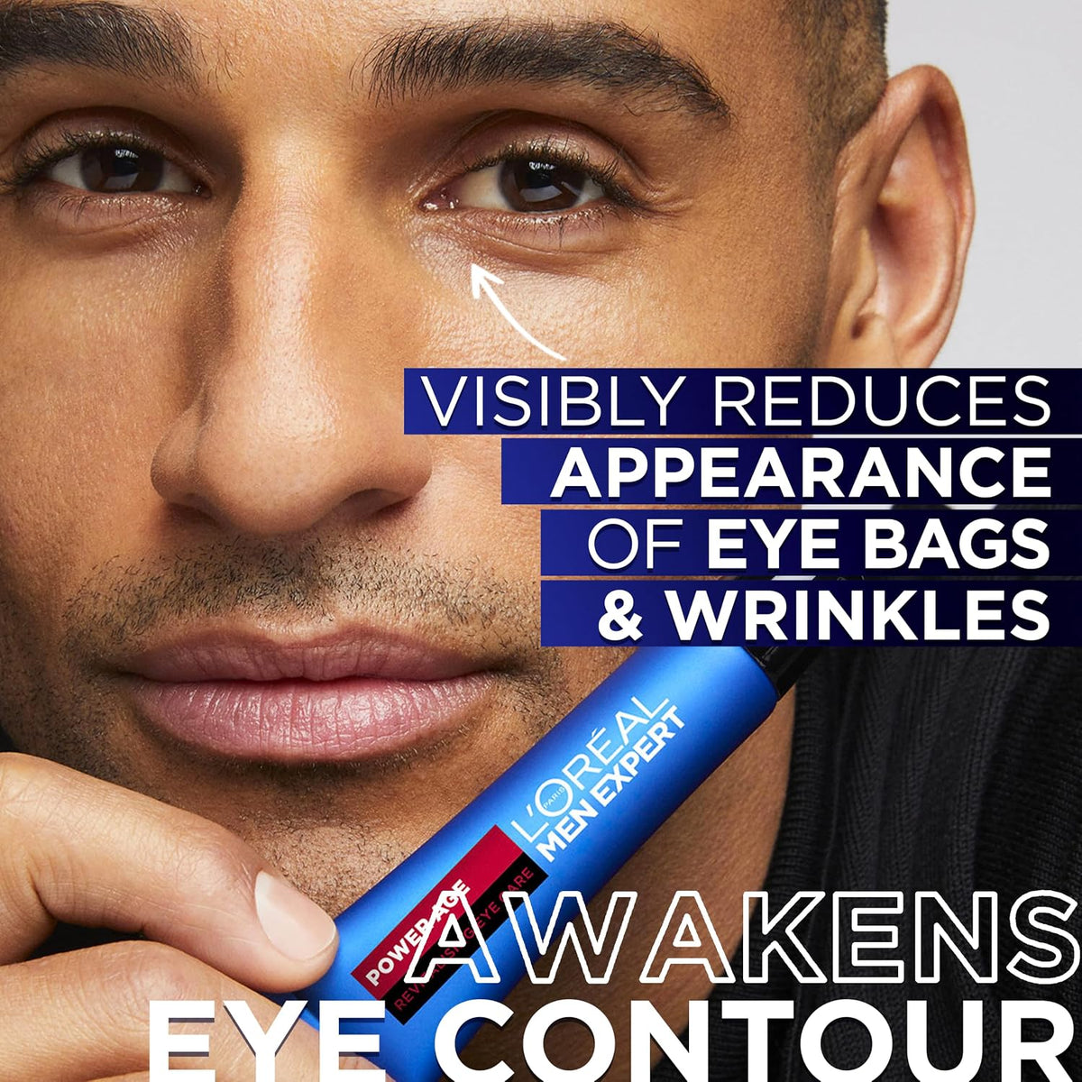 L'Oréal Paris Men Expert Eye Cream Power Age Hyaluronic Acid Eye Care 15Ml