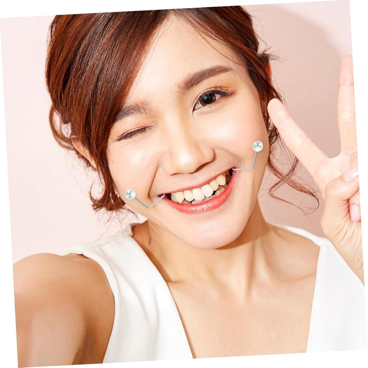 Professional Metal Facial Dimple Maker & Cheek Exerciser Trainer (2-Piece Set) — Curated by Antarta