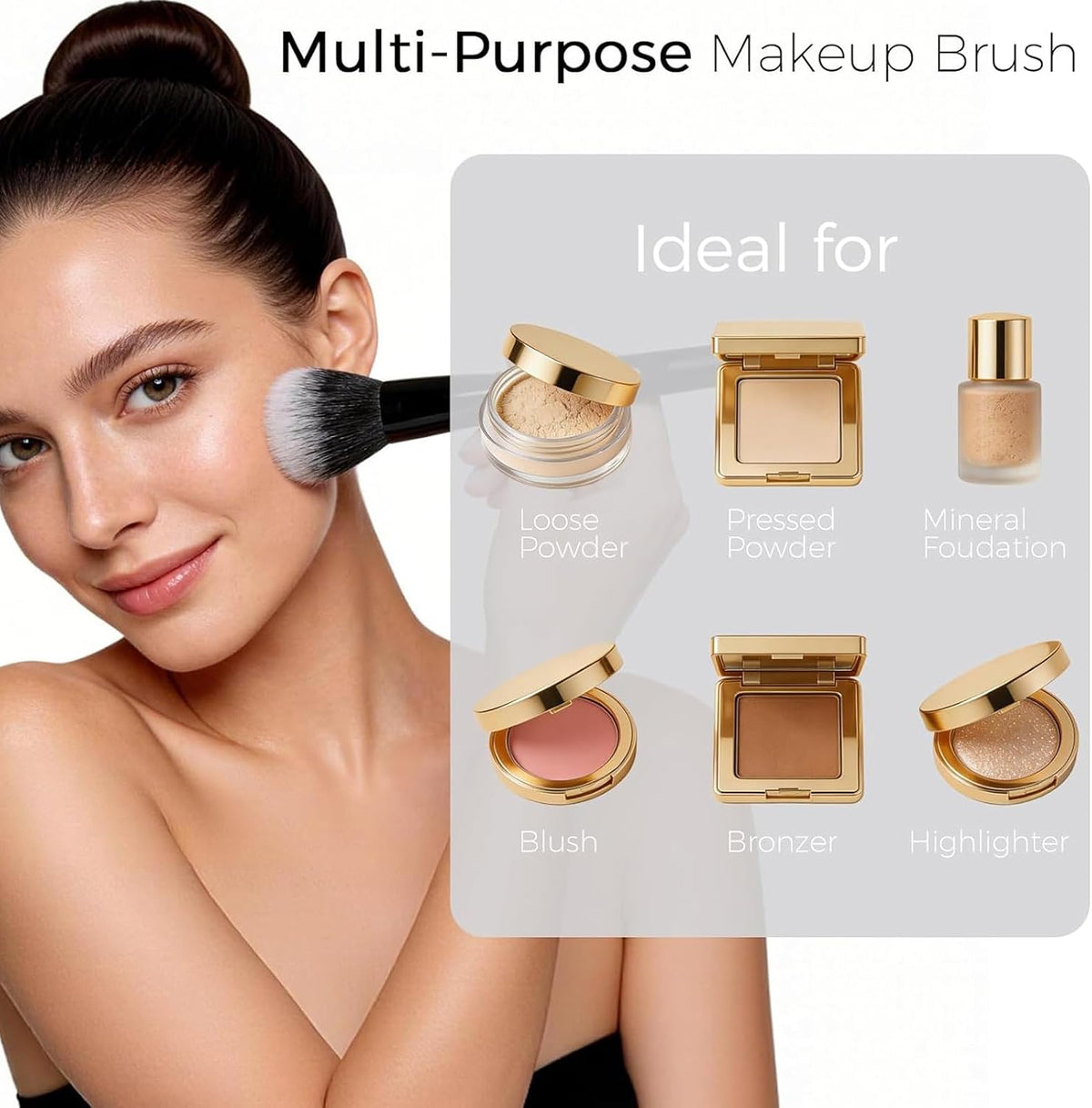 Antarta™ Professional 15-Piece Synthetic Makeup Brush Set