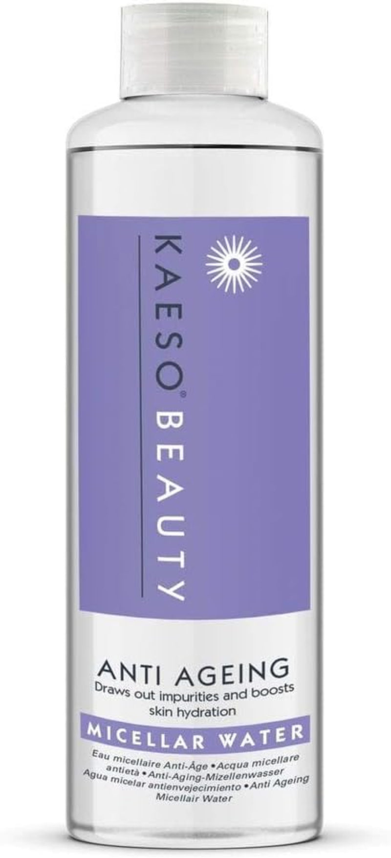 Kaeso Anti-Ageing Micellar Water and Gentle Makeup Remover (195ml) — Curated by Antarta