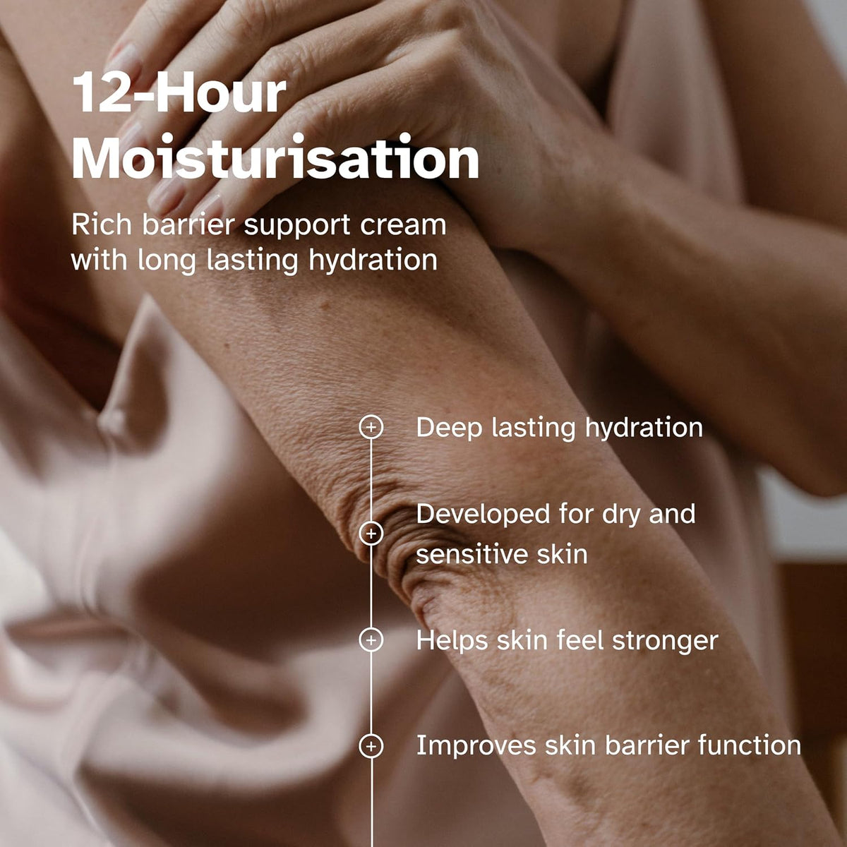Intensive Watercress Body Moisturiser, 60Ml – Rich Barrier Support Cream for Very Dry Skin, Locks in Hydration for 12 Hours, Fragrance-Free, Vegan Friendly, for Sensitive Skin
