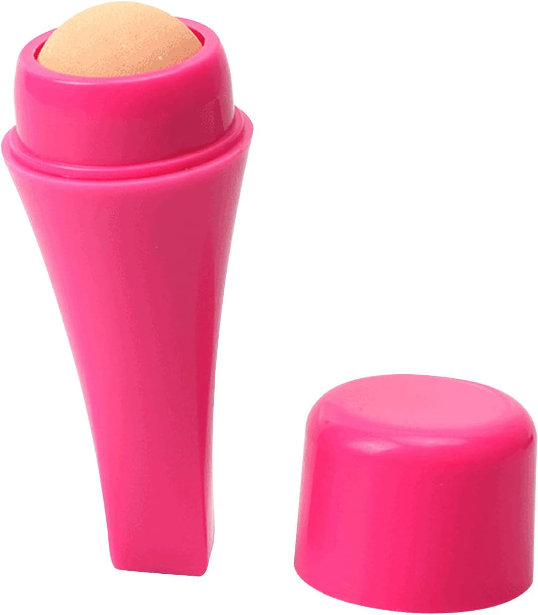 Portable Reusable Volcanic Stone Oil-Absorbing Facial Roller (Pink) — Curated by Antarta
