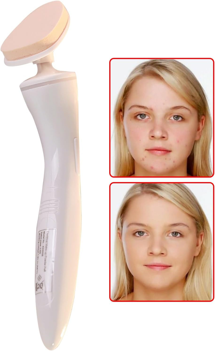 360° Rotating Electric Micro-Vibration Foundation Brush — Curated by Antarta