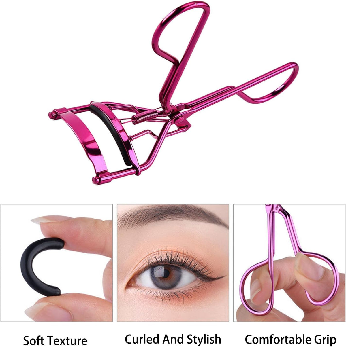 Premium Eyelash Curling Set with 24 Replacement Pads — Curated by Antarta