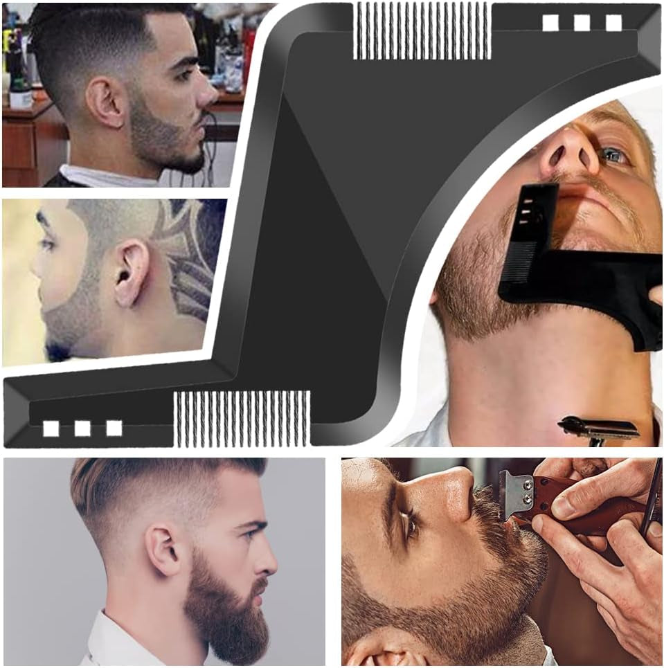 Professional Beard Shaping & Styling Template Comb — Curated by Antarta