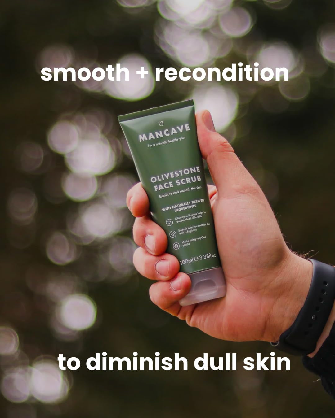 Olivestone Face Scrub 100Ml for Men, Face Exfoliator