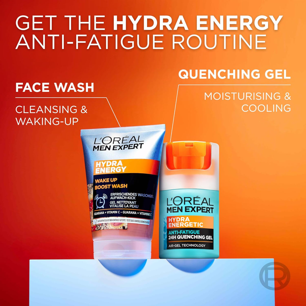 L'Oréal Paris Men Expert Mens Moisturiser Hydra Energetic Gel 50Ml