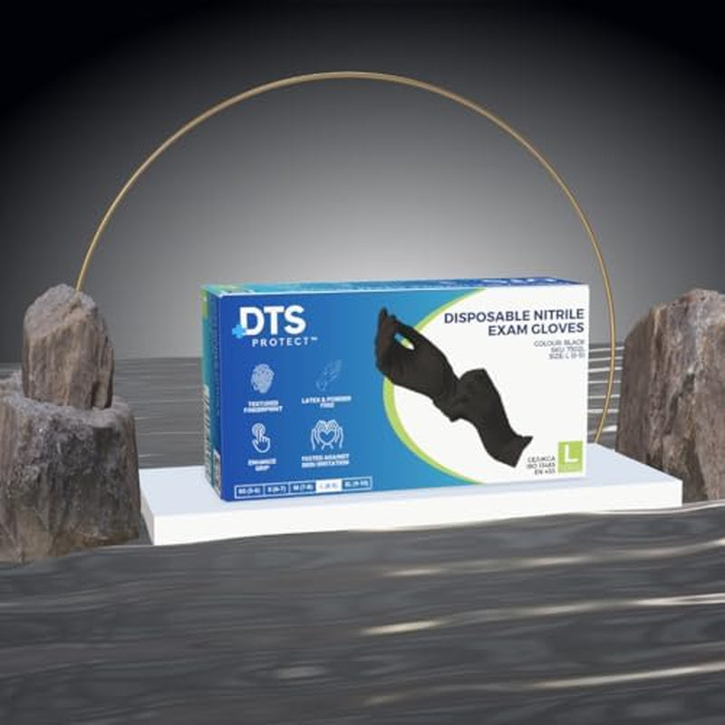 DTS Protect Professional Nitrile Disposable Gloves (100 Pcs Box) — Curated by Antarta