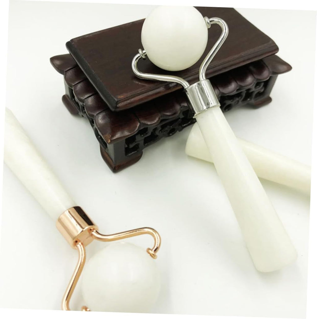 Natural Jade Stone Facial Massage Roller for Skin Rejuvenation — Curated by Antarta