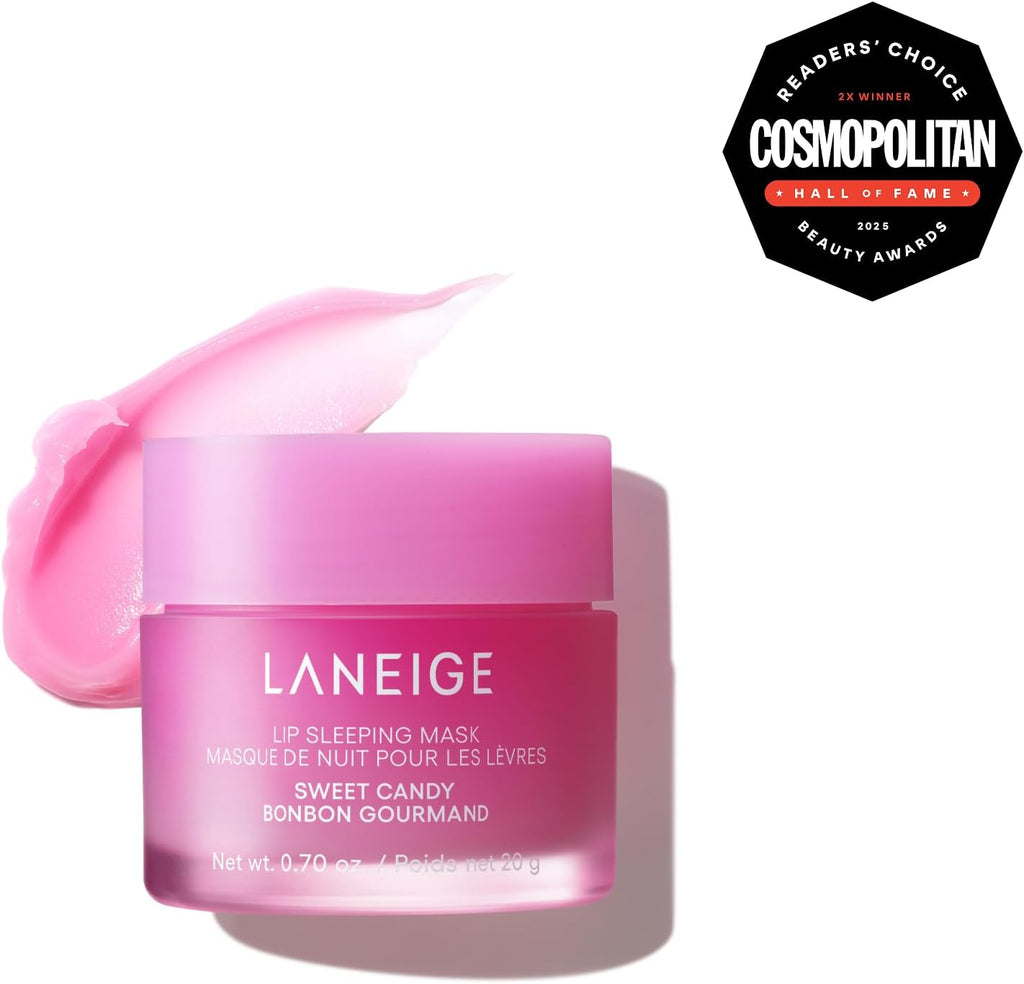 LANEIGE Lip Sleeping Mask, Korean Overnight Lip Mask with Berry Fruit Complex™, Vitamin C & Coconut Oil, Hydrating Lip Treatment for Soft, Smooth Lips, 20G