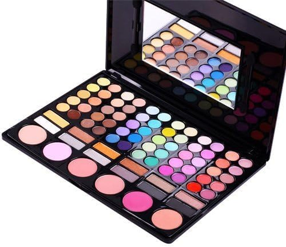 Professional 78-Color Eyeshadow Palette with Integrated Mirror — Curated by Antarta