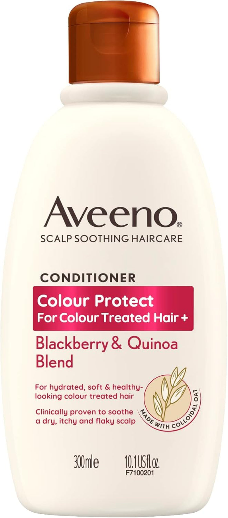 Scalp Soothing Haircare Colour Protect Conditioner, Blackberry & Quinoa Blend, for Colour Treated Hair, Soothes Dry, Itchy & Flaky Scalp, Clinically Proven, Sulfate Free, 300Ml