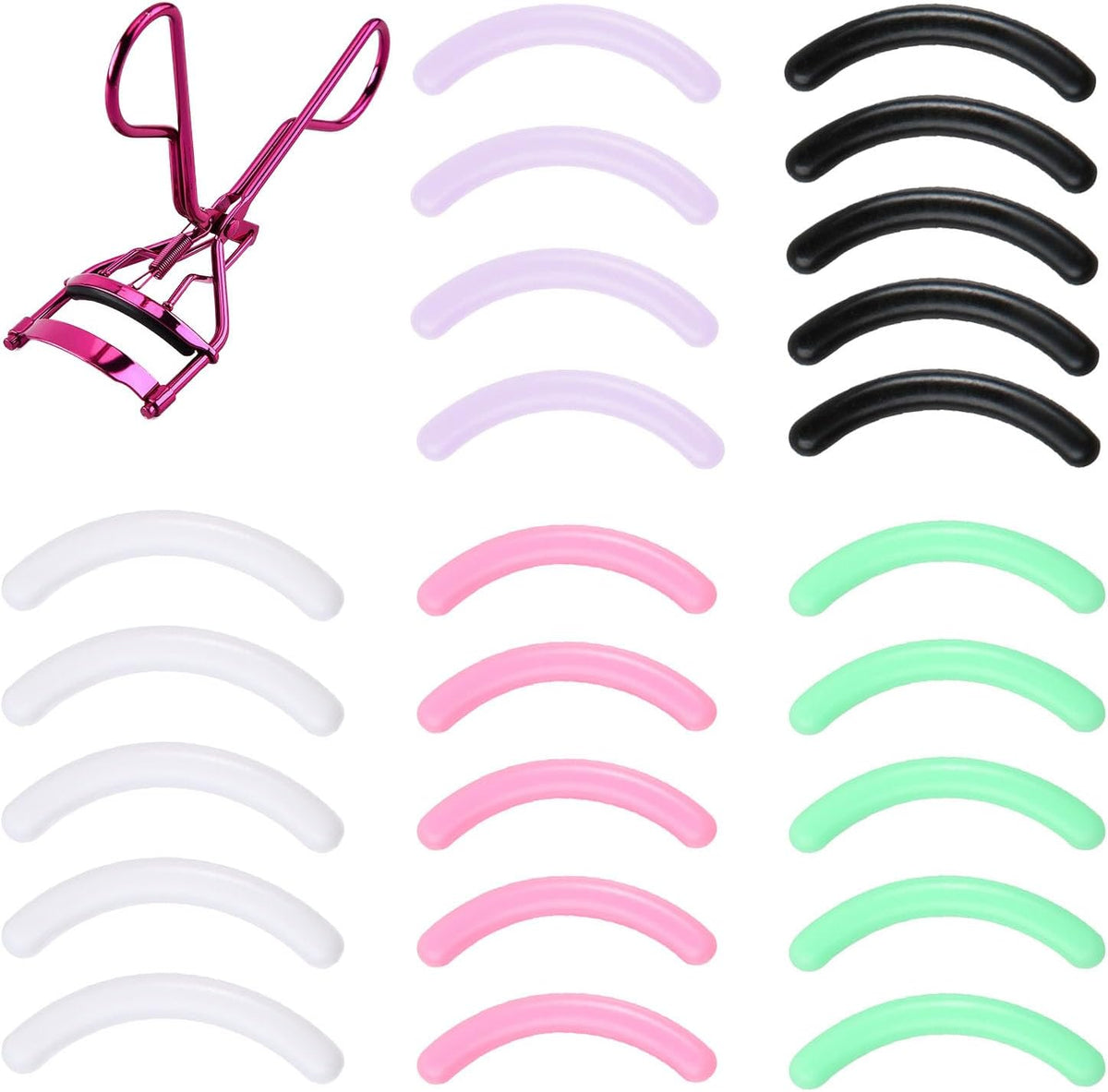 Premium Eyelash Curling Set with 24 Replacement Pads — Curated by Antarta