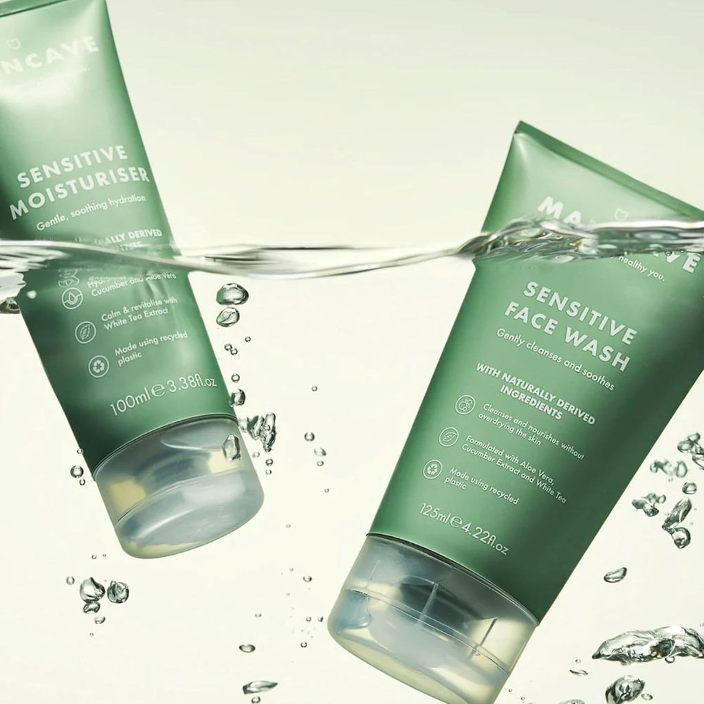 Sensitive Face Wash 125Ml for Men, Mens Face Wash